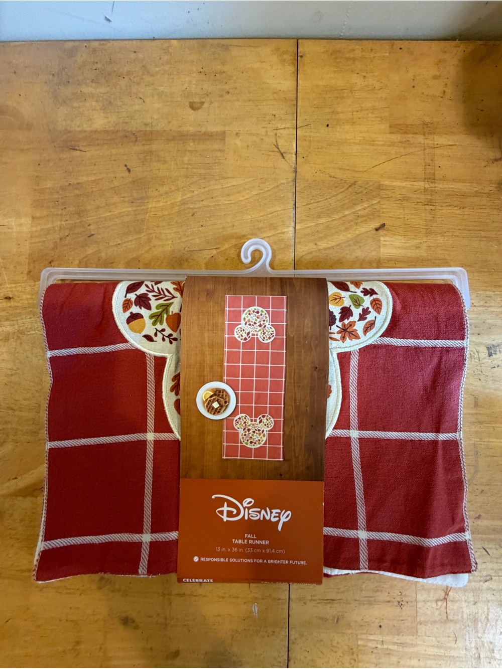 NEW Mickey Head Fall Table Runner Design by Celebrate Together